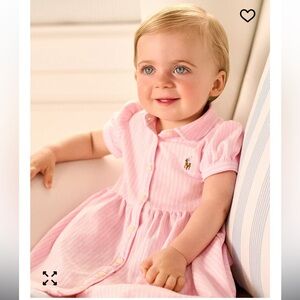 Ralph Lauren Baby Pink Polo Dress
